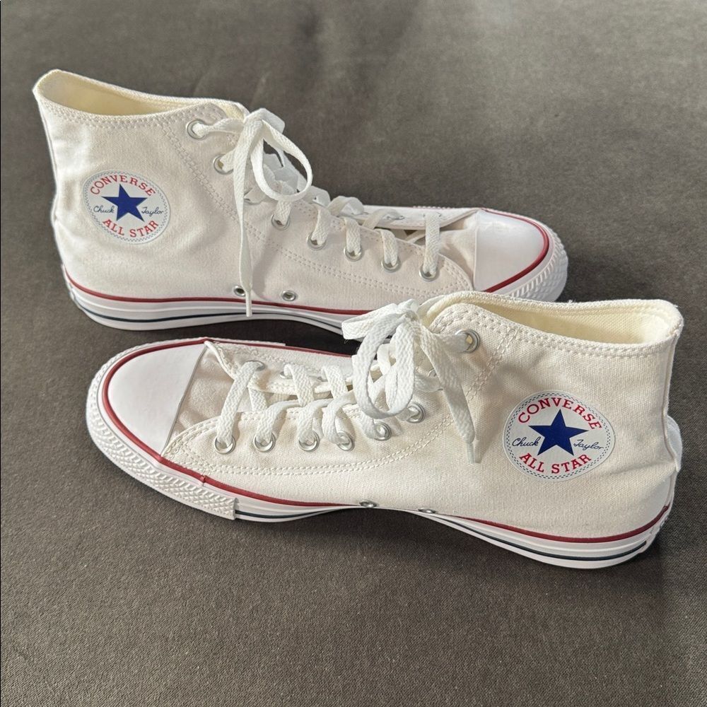 Men’s Converse Chuck Taylor All Stars White High Top Shoes Size 11.5 NEW Unisex - Picture 7 of 10